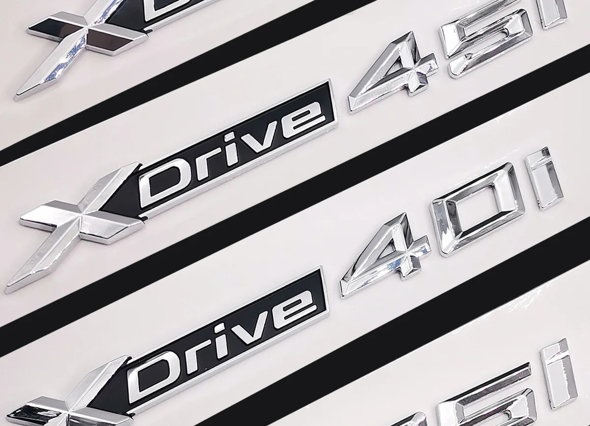 Эмблема с буквенным номером для X1 X2 X3 X4 X5 X6 X7 GT BMW Новинка Xdriver 20i 25i 28i 30i 35i 40i 48i 50i