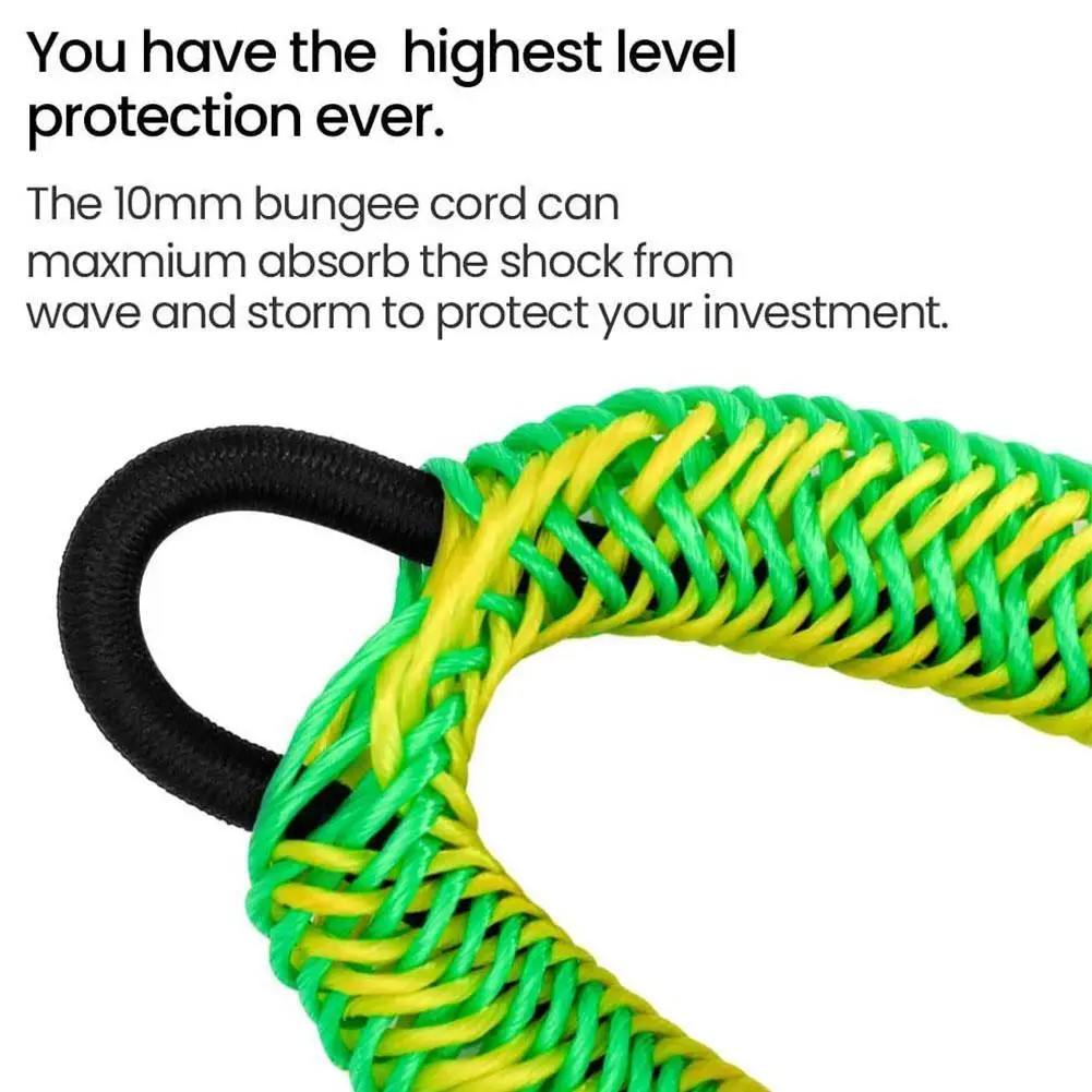 

1pcs Outdoor Bungee Dock Line Mooring Rope For Boat Supplies Boats Fixed Tool Kayak Dockline Cord Ropes Accessories Bungee S1O7