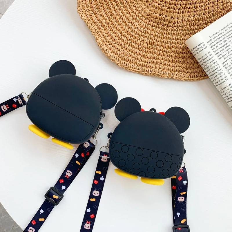 Милые Мультяшные женские сумки мягкие силиконовые сумки-мессенджеры на плечо