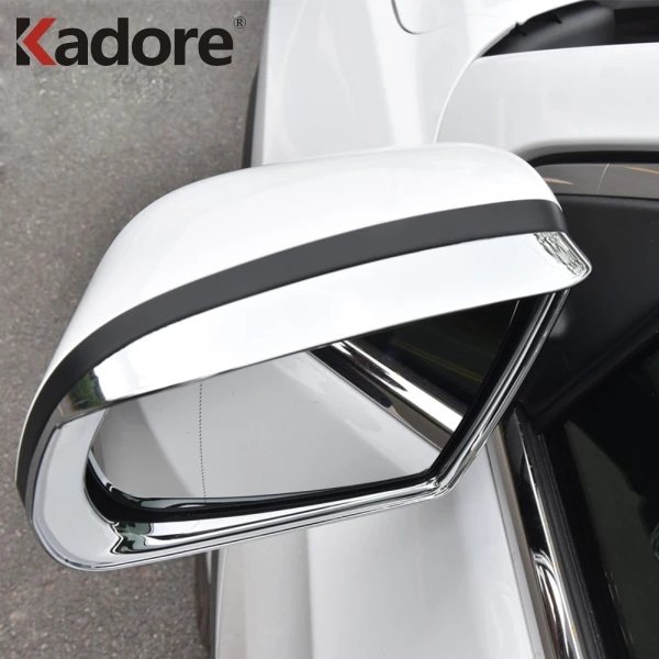 For Jeep Compass 2017 2018 2019 Chrome Car Styling Side Door Mirror Cover Rear View Trim Rain Guard Visor Shade Bezel Frame | Автомобили и