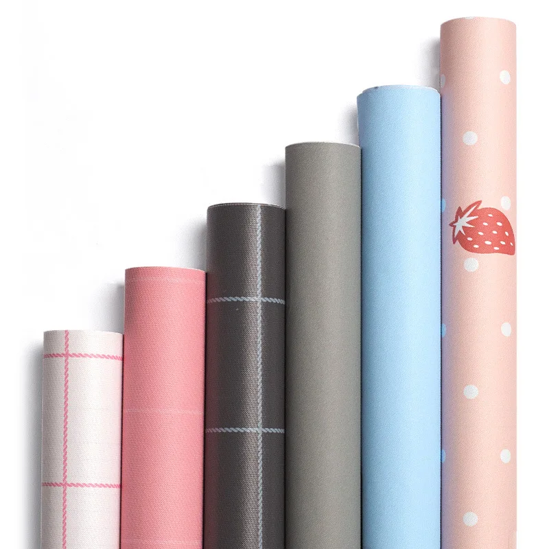 

Thickened INS wind wallpaper self-stick 60cm wide dormitory background wall decoration wallpaper desktop stickers