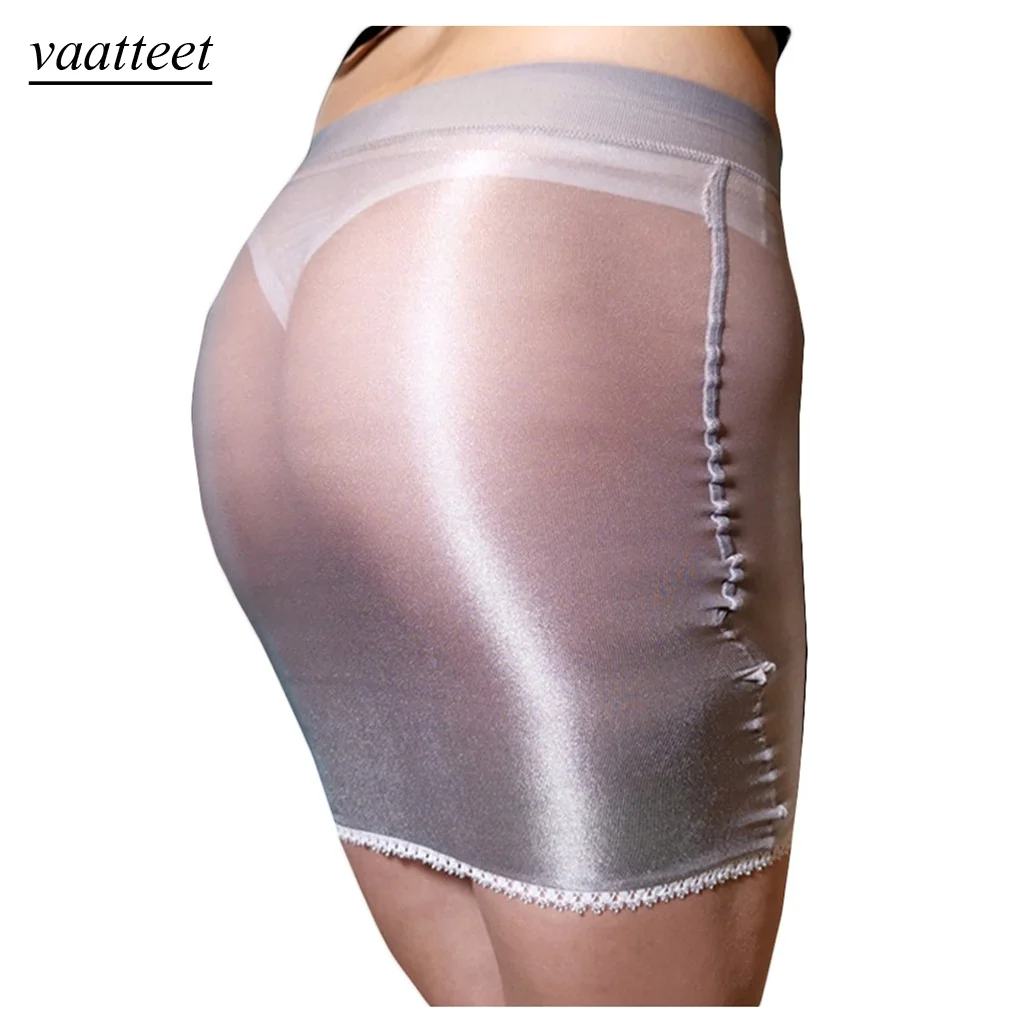 Модная женская сексуальная облегающая шелковая мини юбка однотонная эластичная