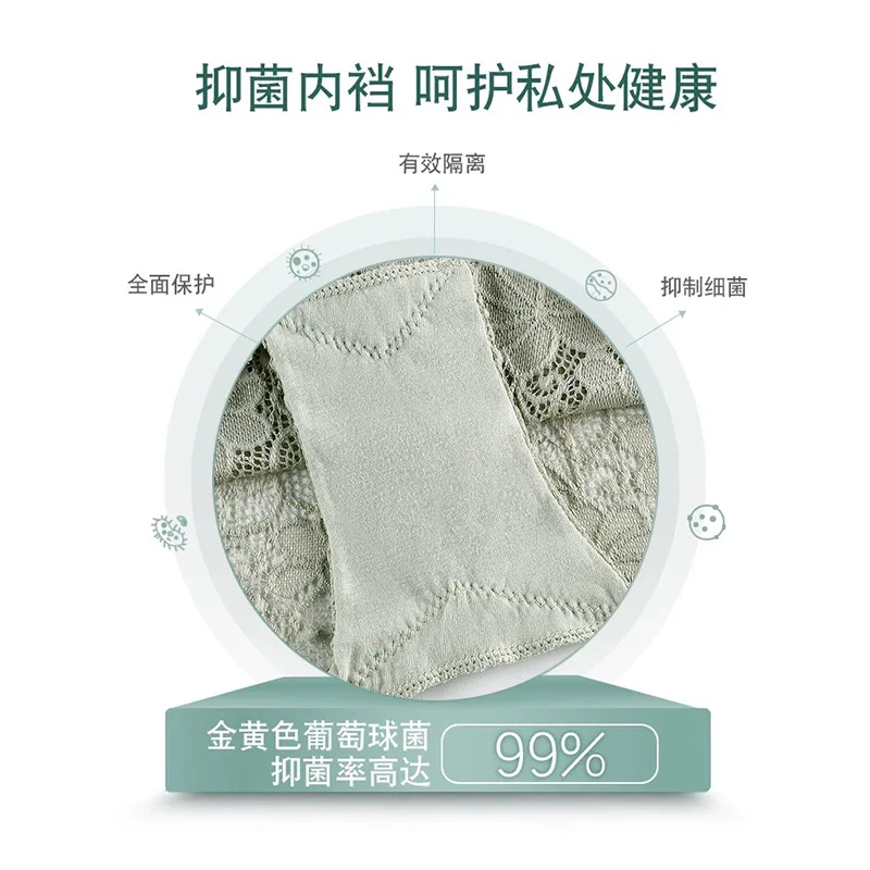 Sexy Lace Underwear Women's Hollow out Breathable Luxury Large Size WOMEN'S Panties Pure Cotton Crotch GIRL'S Japanese-style Box |