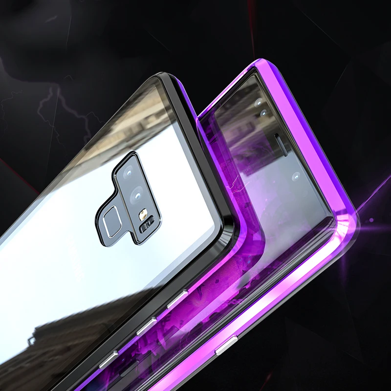 Магнитный абсорбирующий чехол для Samsung Galaxy Note 10 9 8 S10 S9 S8 Plus A21S A51 A71 A50 A70 A30 A20