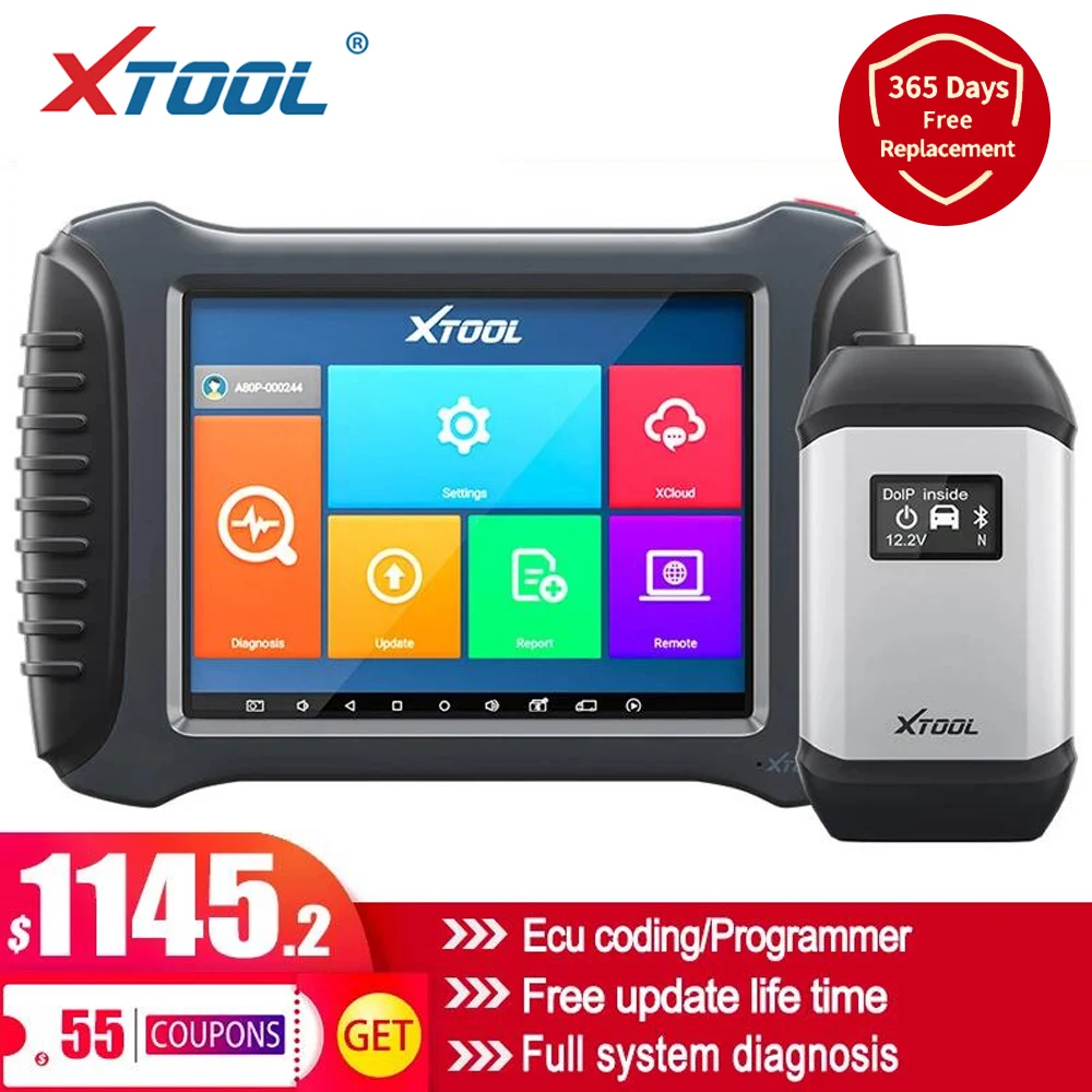Инструмент Диагностический XTOOL A80Pro 2 + 64 ГБ ECU/key | Автомобили и мотоциклы