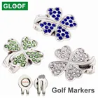 Маркеры для гольфов с зажимами для шляп, наборы значений для мужчин и женщин, съемные крепления легко крепятся к кепке для гольфа, премиум-подарки