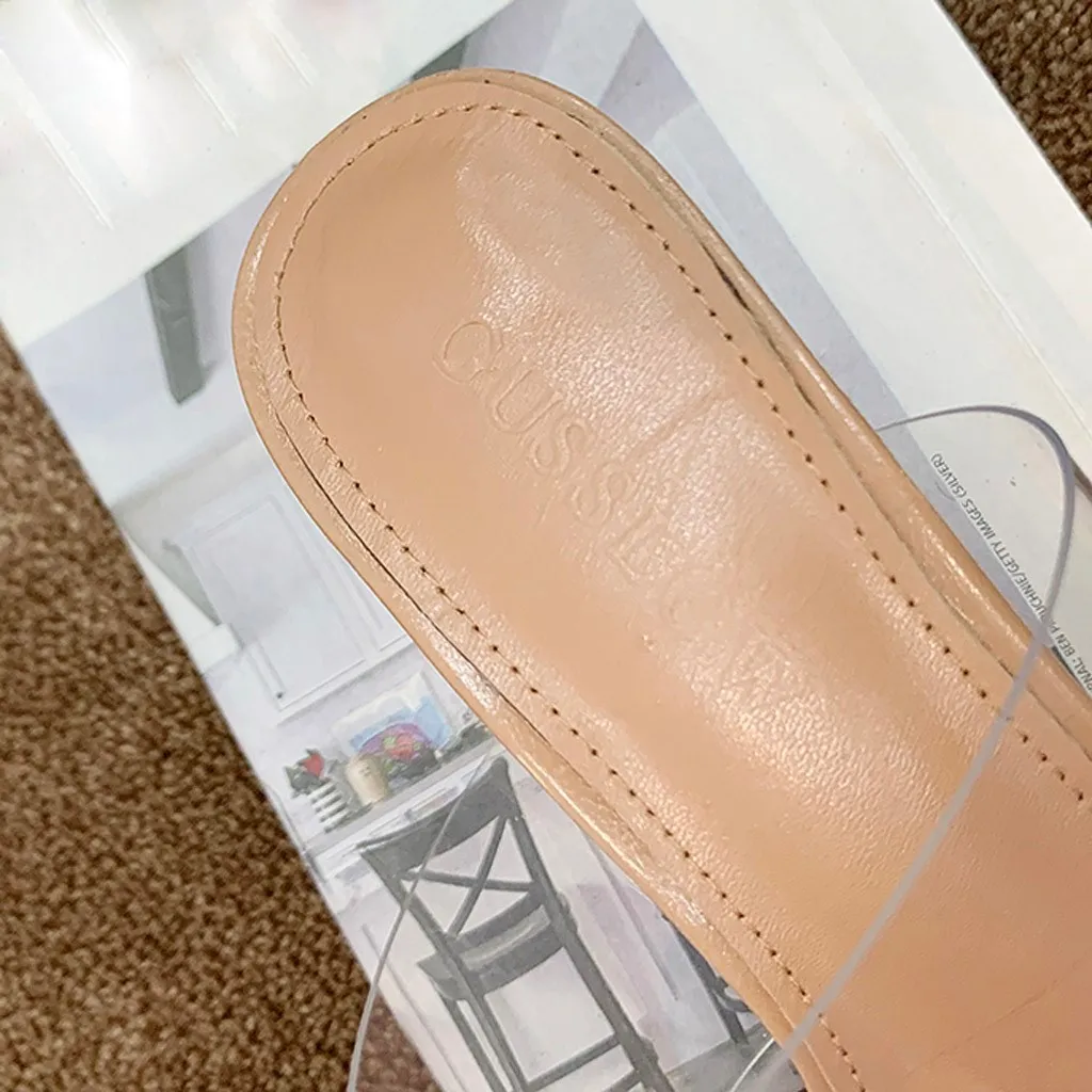 

Block Heels Sandals Women 2020 Transparent Sandals Woman Luxury Clear Heels Shoes Summer Comfort Sandal Slides sandalias Blokhak