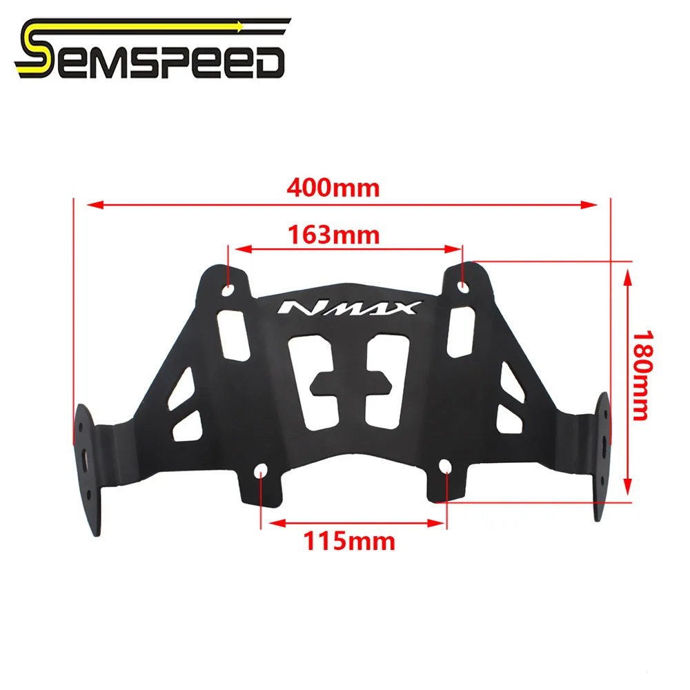SEMSPEED зеркало заднего вида кронштейн для лобового стекла подходит YAMAHA N-MAX155 NMAX 155 125