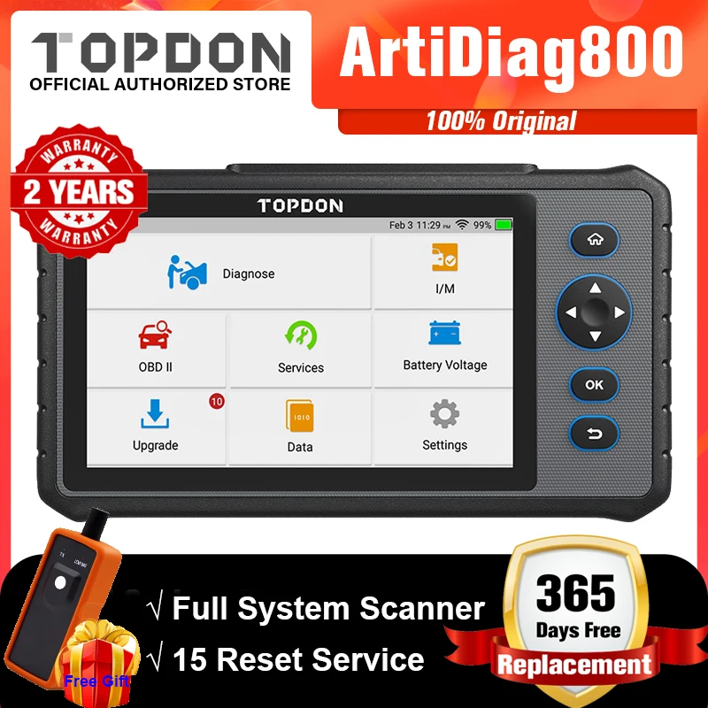 TOPDON ArtiDiag800 OBD OBD2 автомобильный диагностический инструмент Автомобильный сканер
