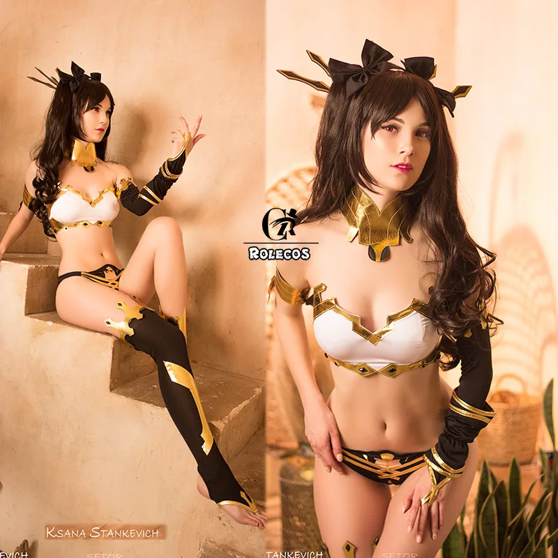 Костюм для косплея ROLECOS FGO Ishtar Babylonia женский сексуальный костюм Купальник бикини