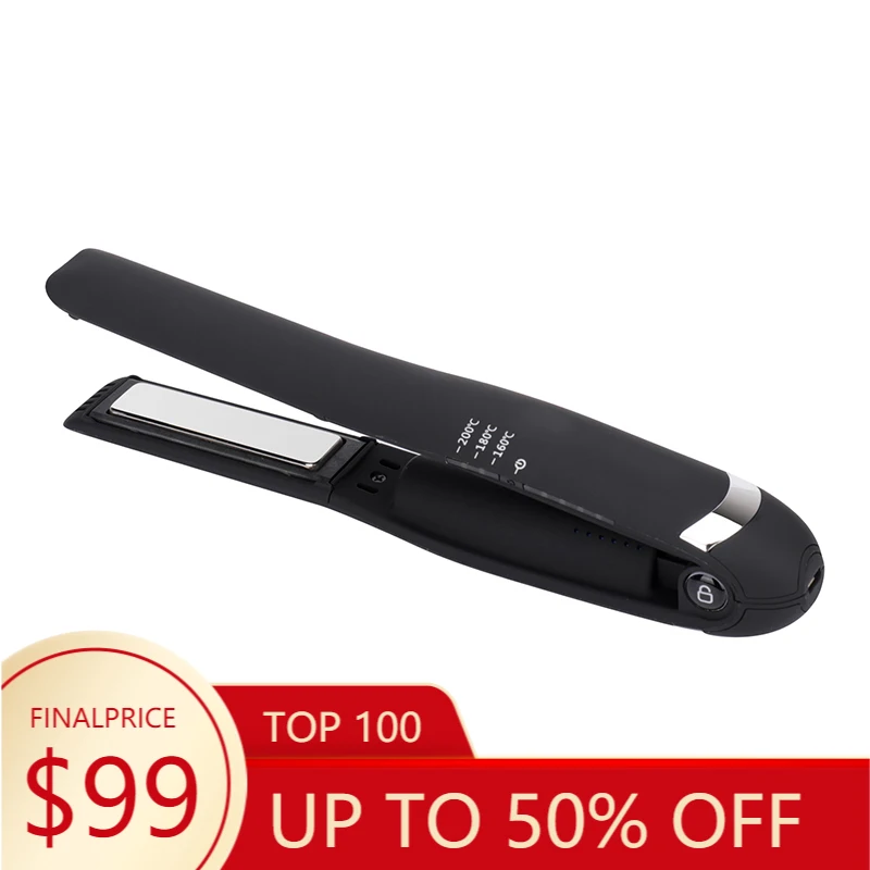 

HairDiva High Quality Hair Straightener Portable USB Charging Flat Iron Cordless MINI Wire Hair Straightener Fast Delivery