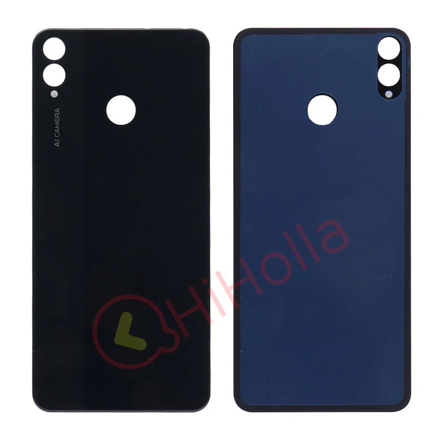 Крышка батарейного отсека для Huawei Honor 8X Задняя стеклянная панель задний корпус с