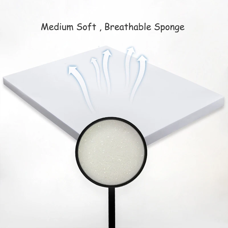 

3CM/5CM/10CM High Resilience PU Foam Sponge Mattress Single Double Bed Twin Queen Size Foam Mattress