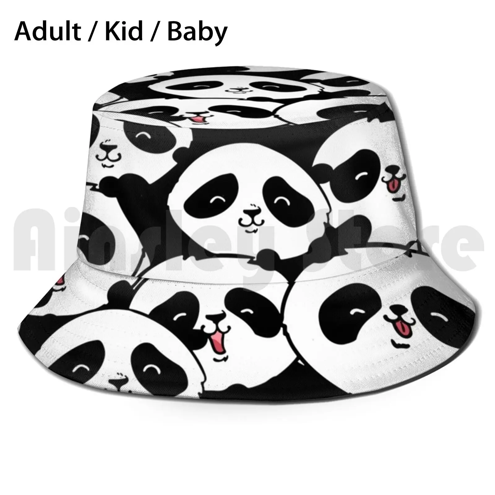 

Pandamonium Kawaii панда Медведь семья с пандой медведь ворс-лучшие друзья Солнцезащитная шляпа складная УФ Защита Kawaii