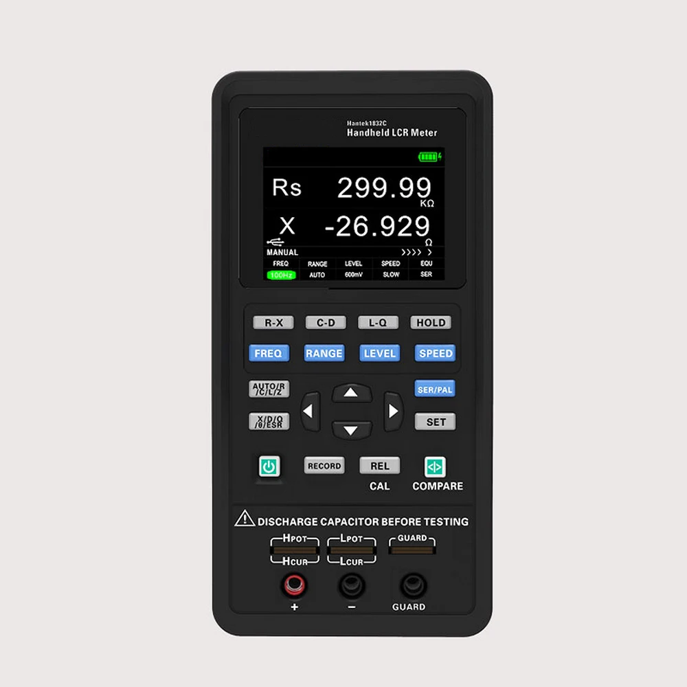 Портативный Handeld индуктивность емкость сопротивление тестер измерения инструменты 2 8 &quotЖК дисплей
