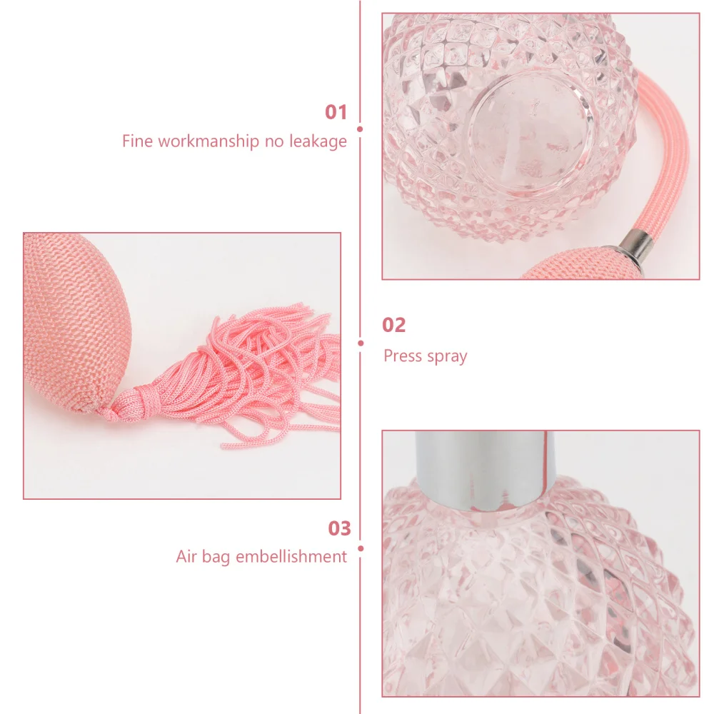 

1PC Empty Perfume Storage Bottle Delicate Pineapple Perfume Bottle (100ml)