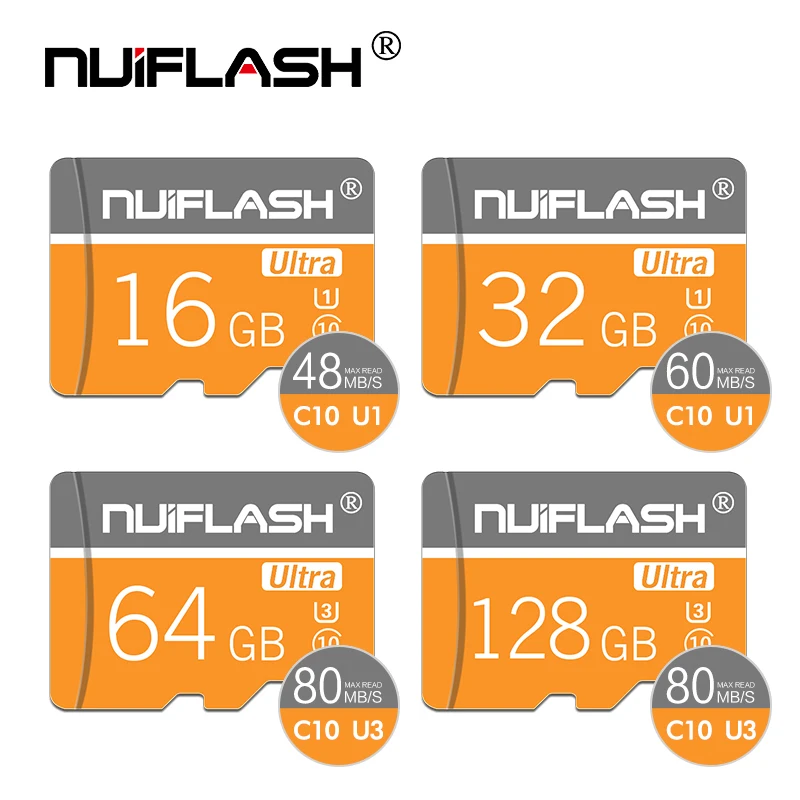 Micro SD TF карта 4 ГБ 8 16 32 64 128 класс 10 флэш память Microsd для адаптера смартфона|Карты