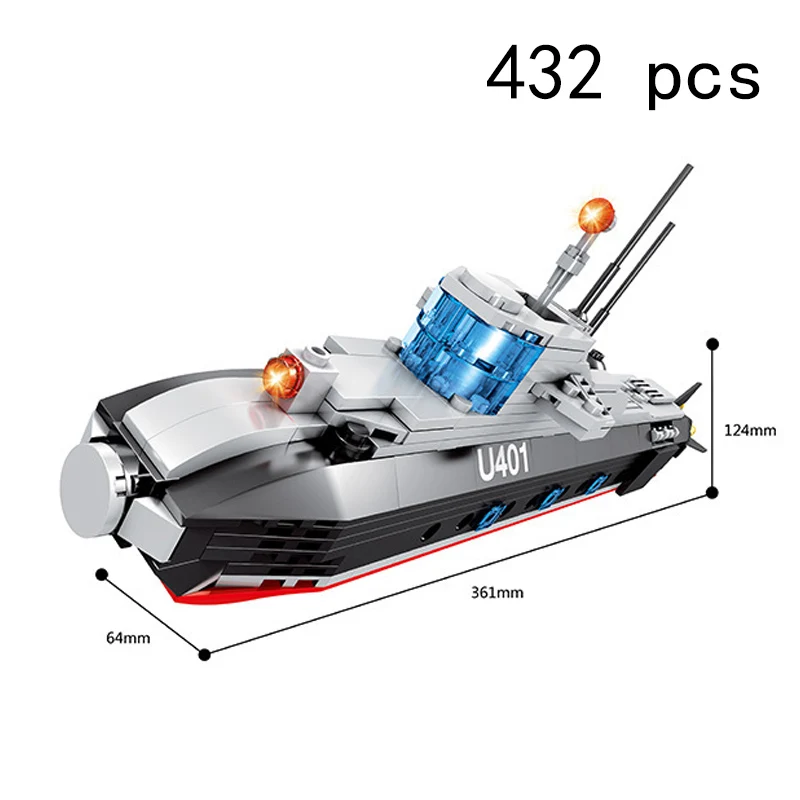 Военный боевой корабль модель корабля конструктор разрушитель airобработанные