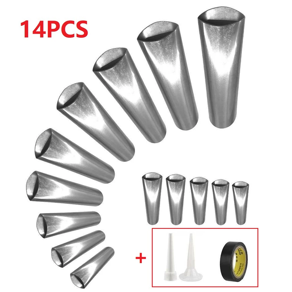 

45° Muzzle Finisher Caulking Nozzle Reusable Efficient Stainless Steel