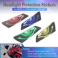 headlight stickers for honda cbr1000rr cbr 1000rr cbr1000 rr 2006 2007 motorcycle 3d front fairing guard eye graphic protection