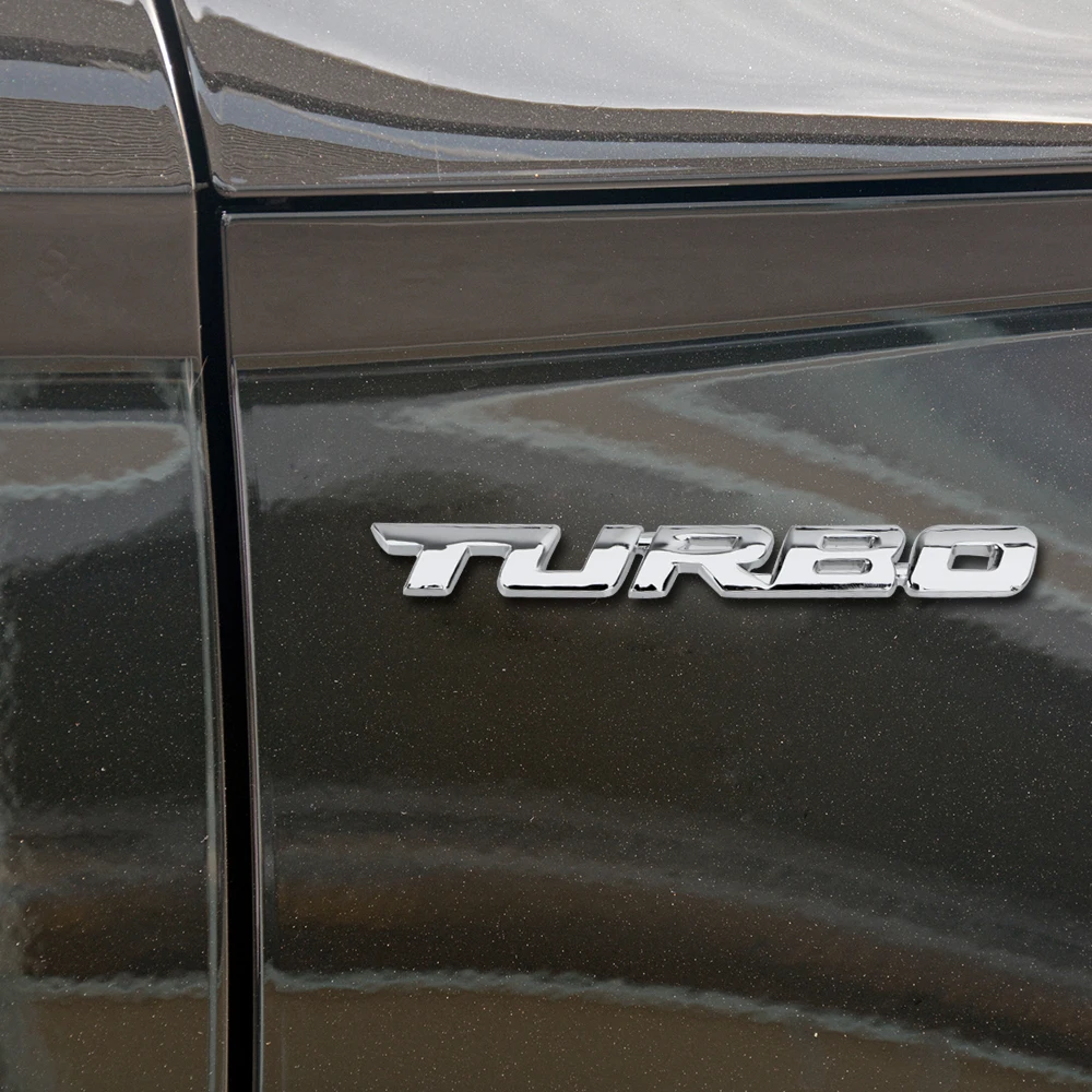 3D металлический эмблема TURBO значок задняя наклейка с логотипом для Hyundai Creta Tucson BMW