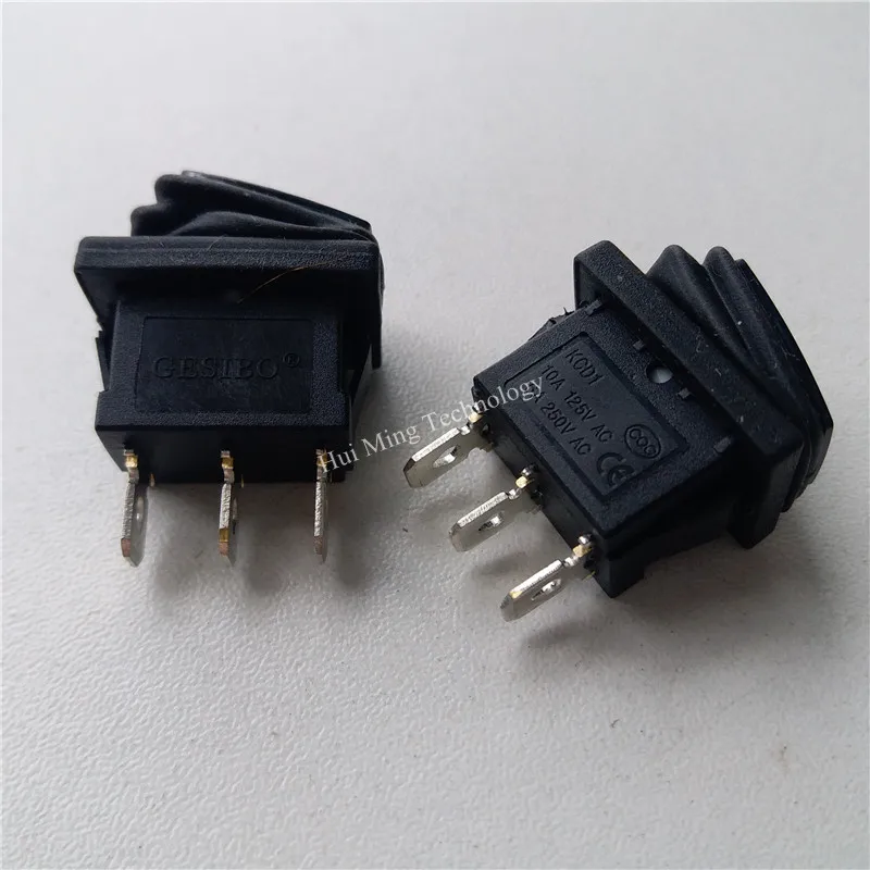 12 шт. самоблокирующийся водонепроницаемый маслостойкий переключатель 2P 3P 2 gear 250V