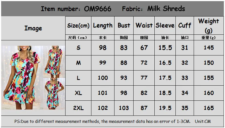 

dresses women Women's Printed Short Sleeve High Waist Casual Flower Dress Beach Summer Mini Skirt Sexy & Club