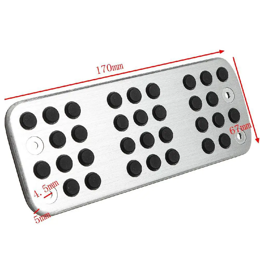 Автомобильная подставка для ног нескользящая пластины без сварки аксессуары