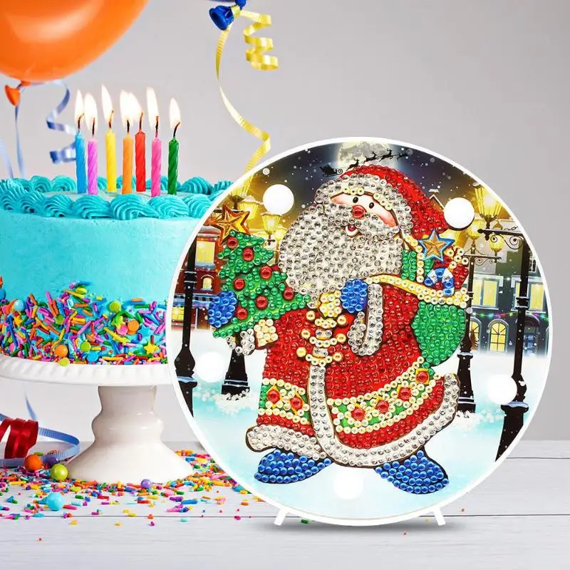 Декоративный светодиодный светильник Рождественский подарок сделай сам