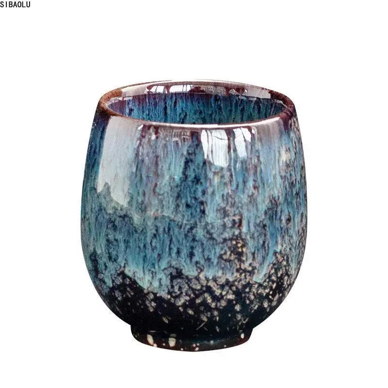 

Big Size Ceramic Tea Cup Kiln Change Porcelain Mug TeaCup Home Kungfu Tea Bowl