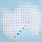 Винтажная наклейка на дату от производителя 365 дней, планировщик, блокнот, декоративная этикетка, наклейка, круглая бумага, канцелярские товары для журналов