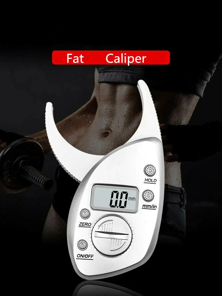 

Body Fat Caliper Electric Fat Tester Scale Fitness Monitor Analyzer Digital Skinfold Measuring Gauze Body Fat Digital Analyzer