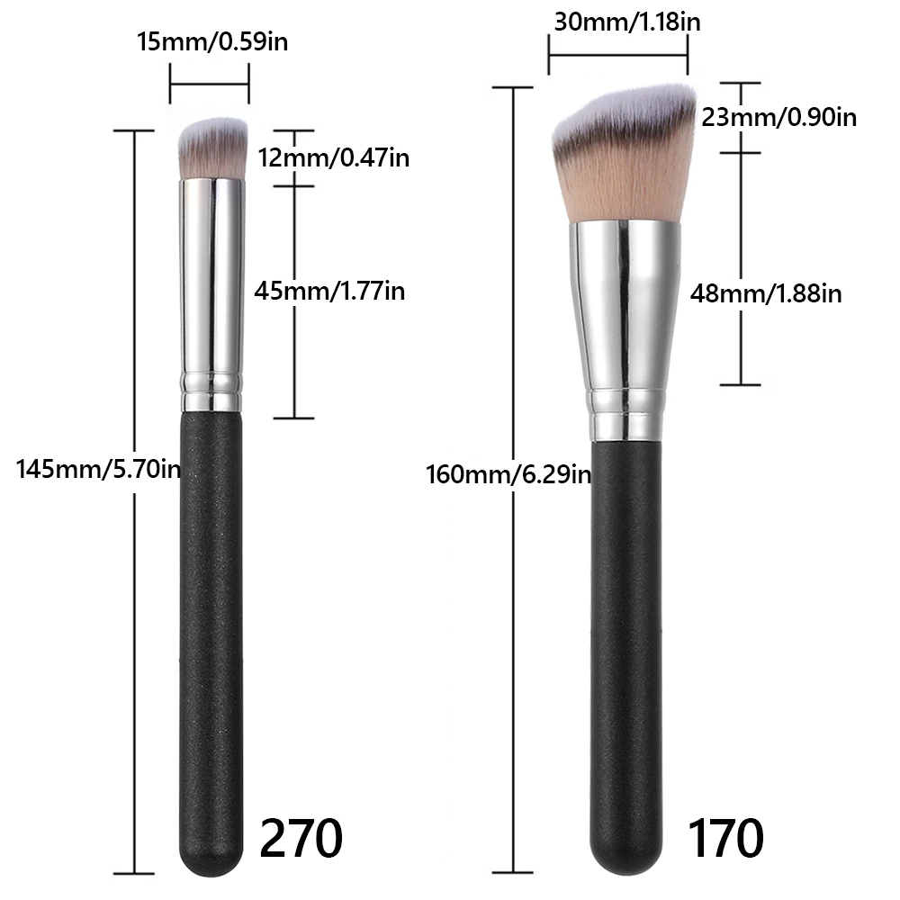 

Goat Hair Eyeliner Lip Brushes Makeup Brushes Set Multifunction Maquillage Foundation Concealer Brush Beauty Makeup Tools