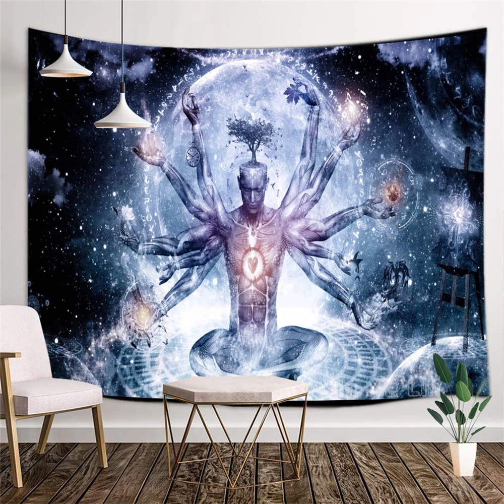 Born of myth-tapiz colgante de pared interior para el hogar, arte de ensue&ntilde;o, discovery-1