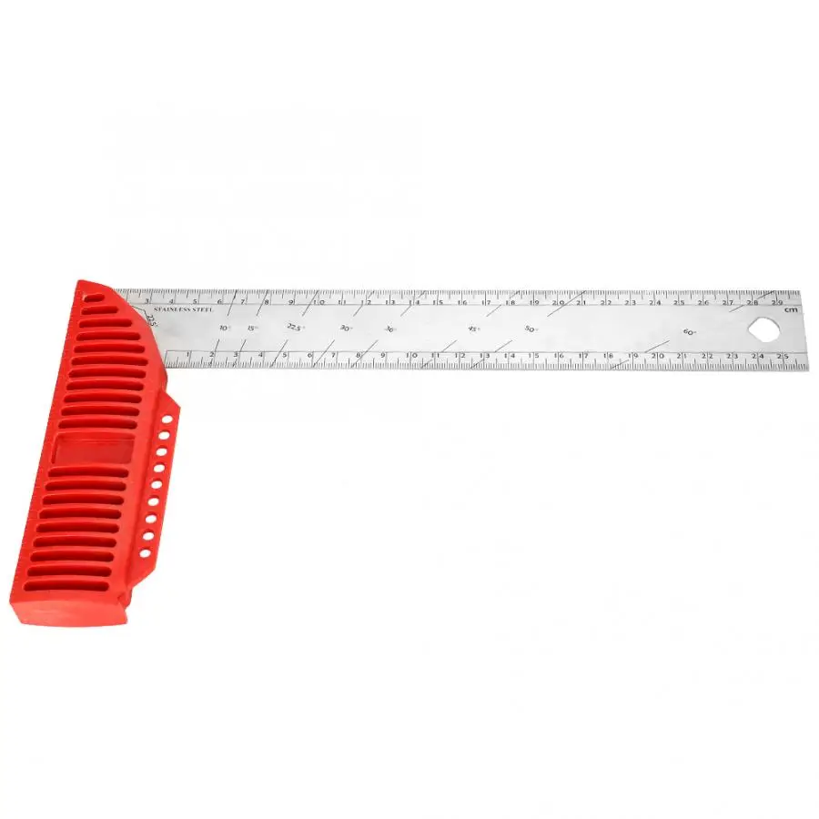 Right Angle Ruler Esquadro 30cm Stainless Steel 90 Degrees | Инструменты