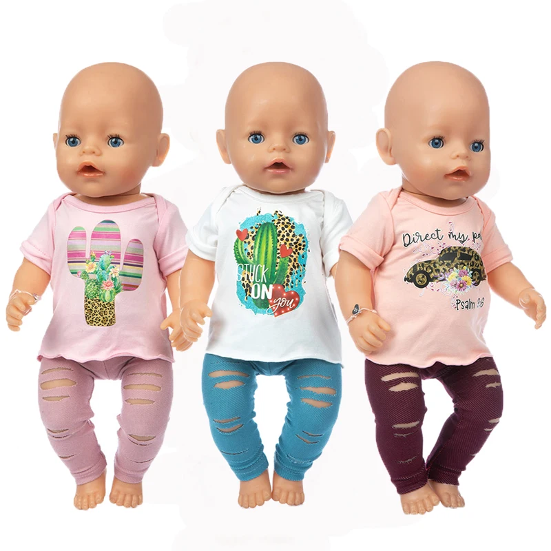 

2020 Suit Doll Clothes Fit 17 inch 43cm Doll Clothes Born Babies Doll Clothes For Baby Birthday Festival Gift