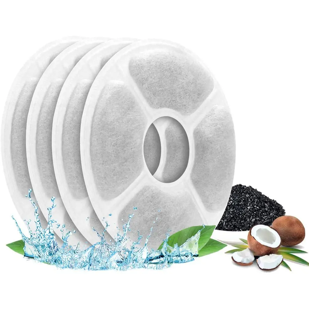 

Good quality Pet Water Fountain Replacement Filter Activated Carbon Replacement Filter For Automatic Pet Water Dispenser