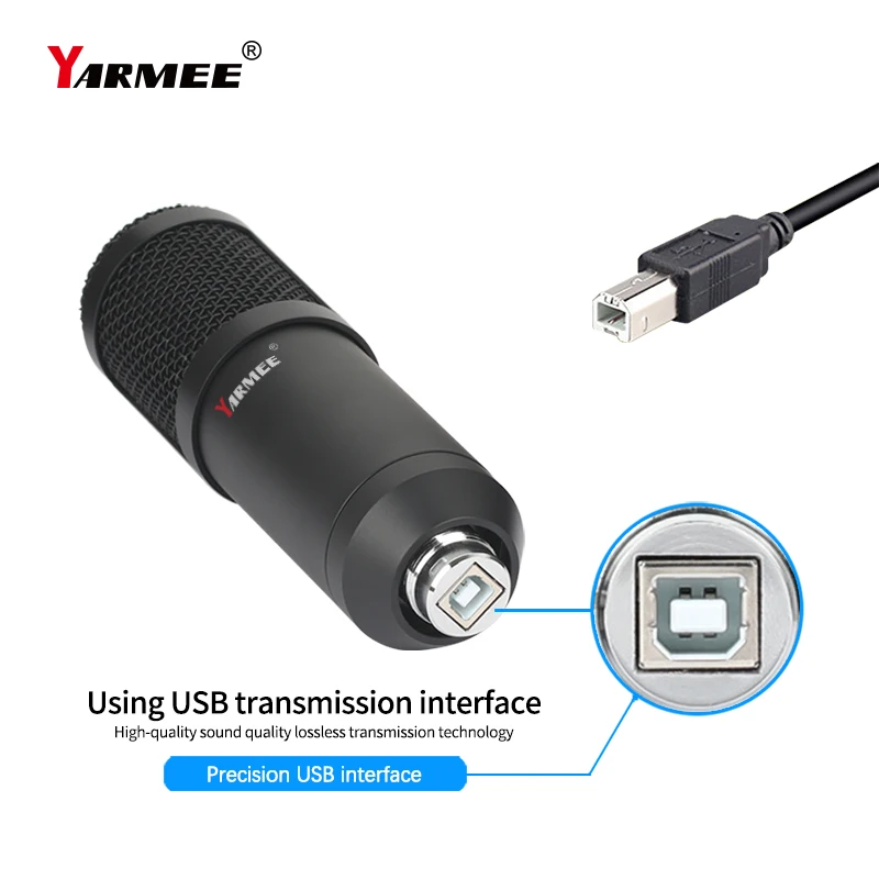 Профессиональный конденсаторный микрофон BM800 студийный USB-микрофон для