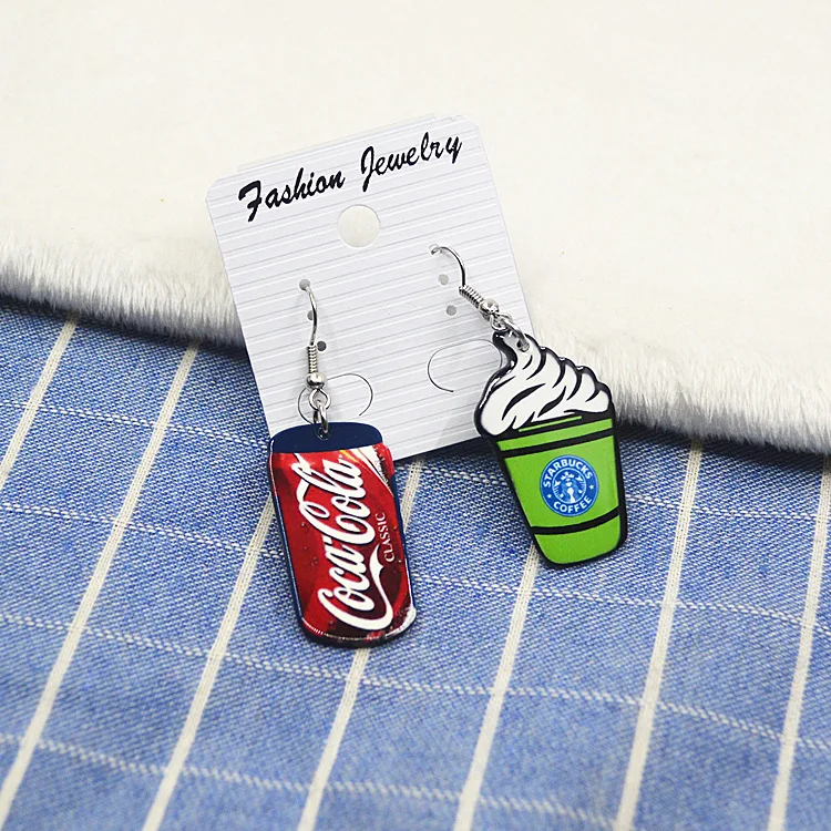 Женские Элегантные серьги-гвоздики в стиле Харадзюку из акрила с фруктовым