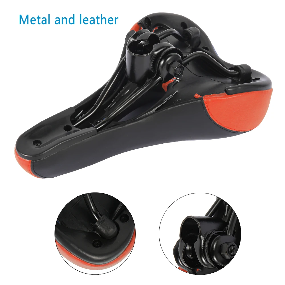 Велосипедное седло амортизирующее полое для горного велосипеда