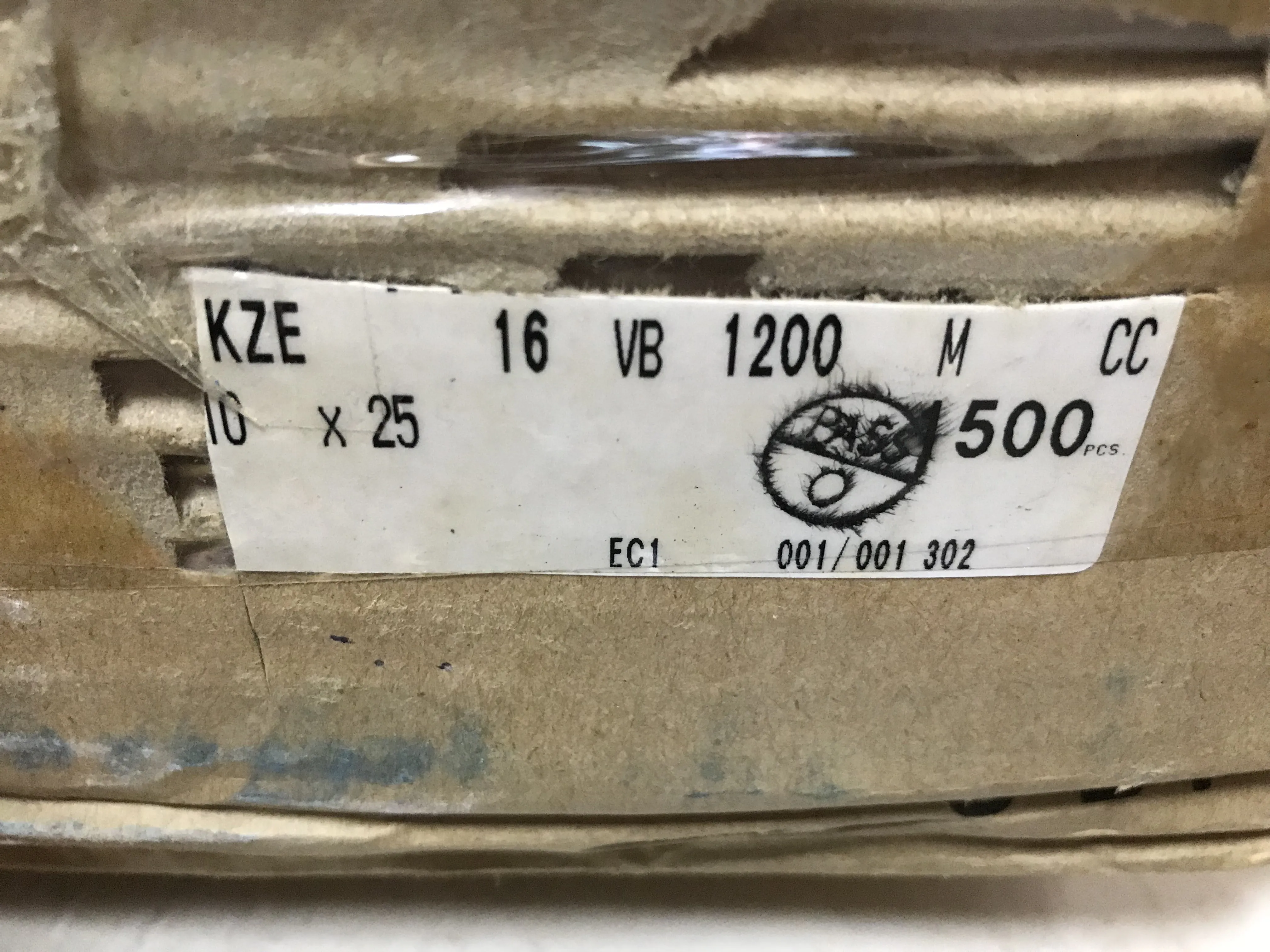 10 шт./50 шт. алюминиевый электролитический конденсатор 1200 мкФ 16V NIPPON NCC KZE серии 10x25