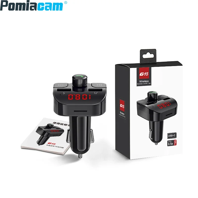 

Bluetooth FM Transmitter for Car Radio Bluetooth Adapter Music Player Car Kit with SD Card Slot,noise reduction (CVC) technology