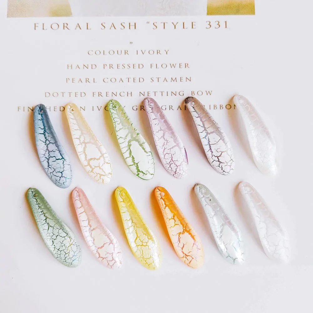 Женские полимерные серьги-капельки принадлежности для ювелирных изделий ручной