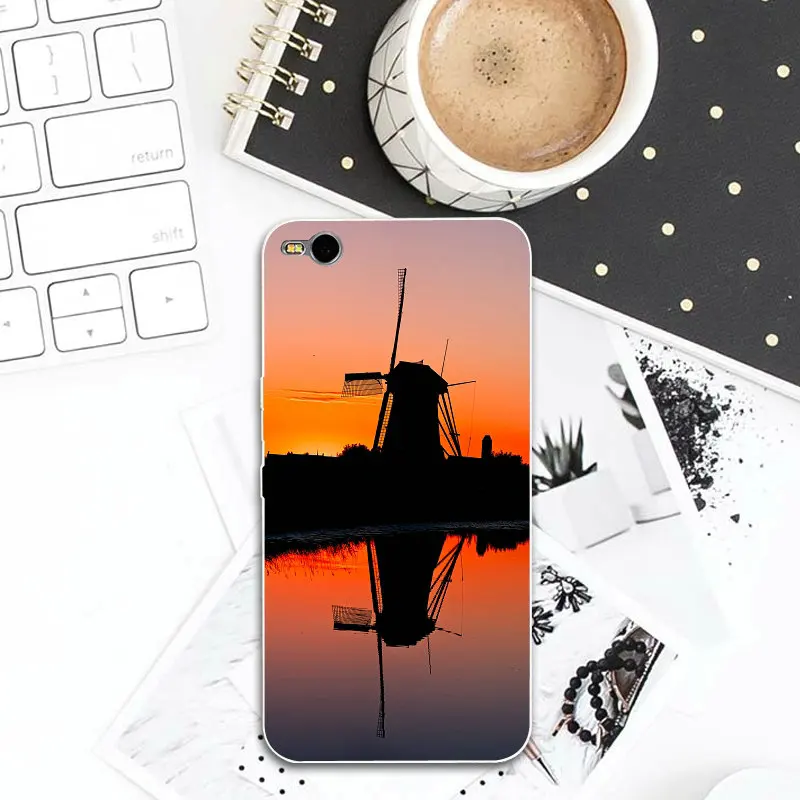 Мягкие Аксессуары для HTC One U11 M7 M8 M9 M10 E9 Plus Desire 530 626 628 630 816 820 закат утка Охота крутые