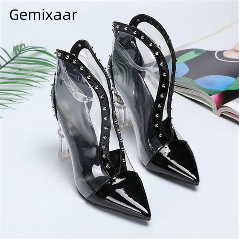 Ботильоны пикантные ботильоны с острым носком на необычном каблуке украшенные