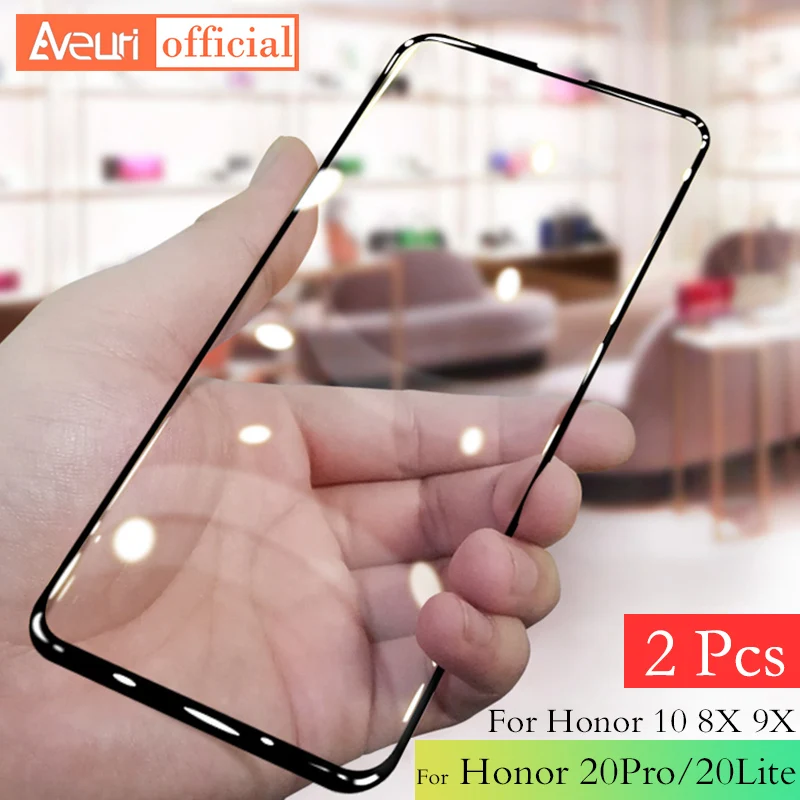 Защитное закаленное стекло для Huawei Honor 20 Pro 20S 9 9A 10i с полным покрытием экрана 8X 9X 10