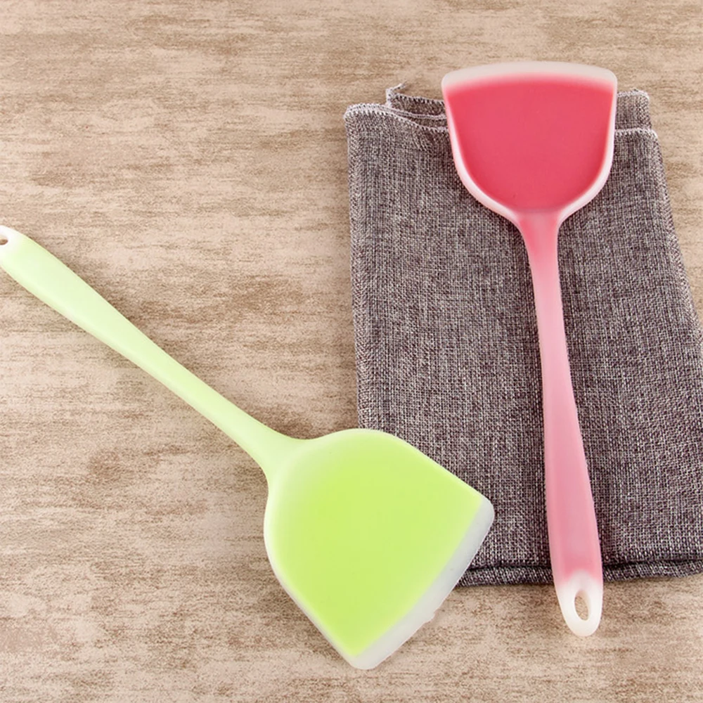 Новинка 2019 домашний силиконовый шпатель встроенный для пищевых продуктов