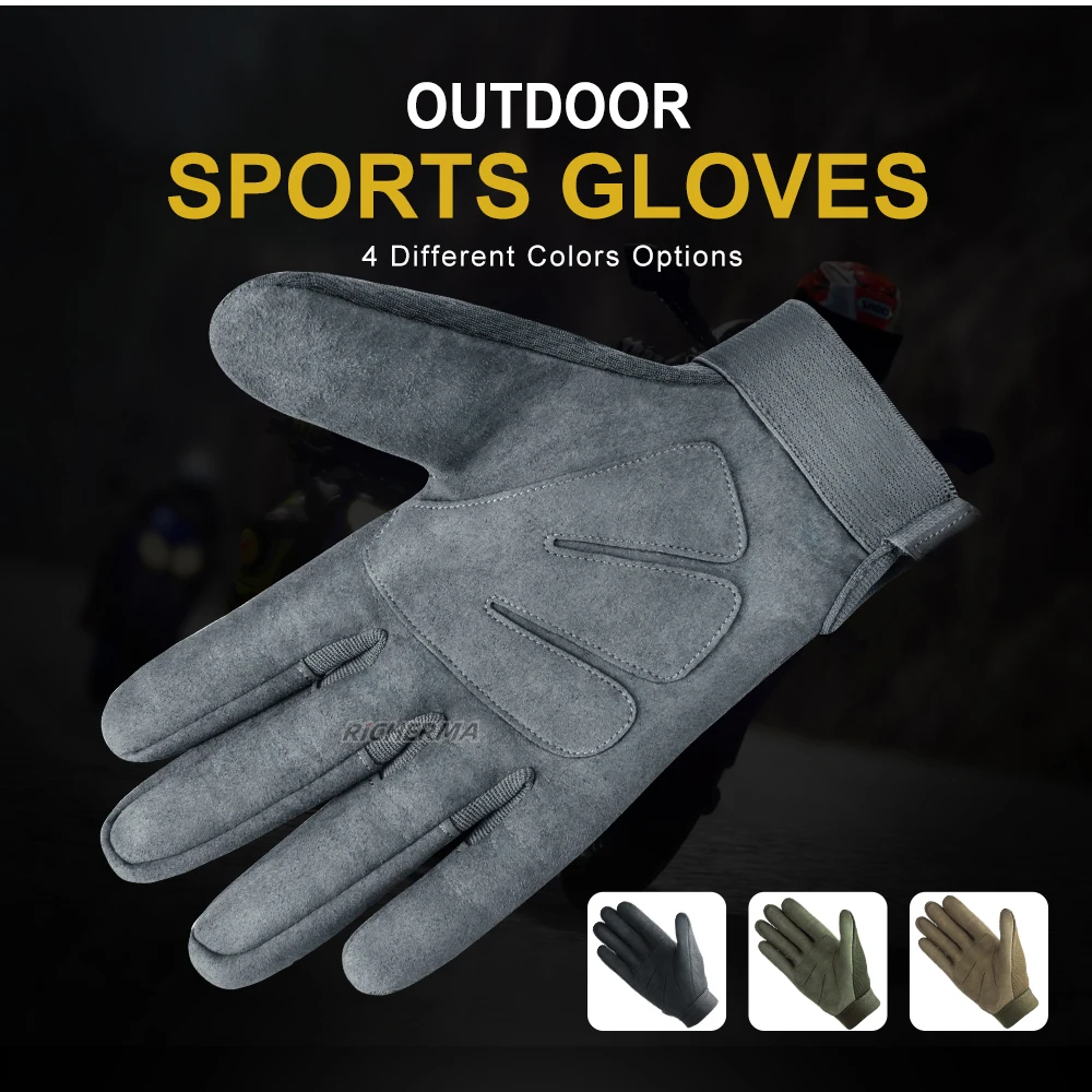 Fashion Summer Motorcycle Gloves Men Full Finger Non-Slip Driving Thin Work Sun Protection Women Mittens | Автомобили и мотоциклы