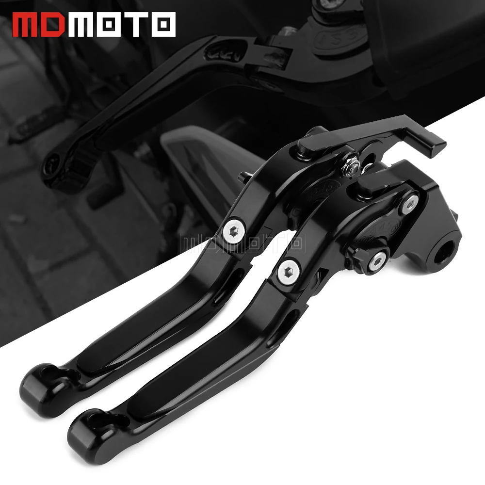 

For Aprilia RSV 1000 Tuono/MILLE/R SL1000 Falco Caponord Dorsoduro 1200 CNC Foldable Brake Clutch Levers Handlebar