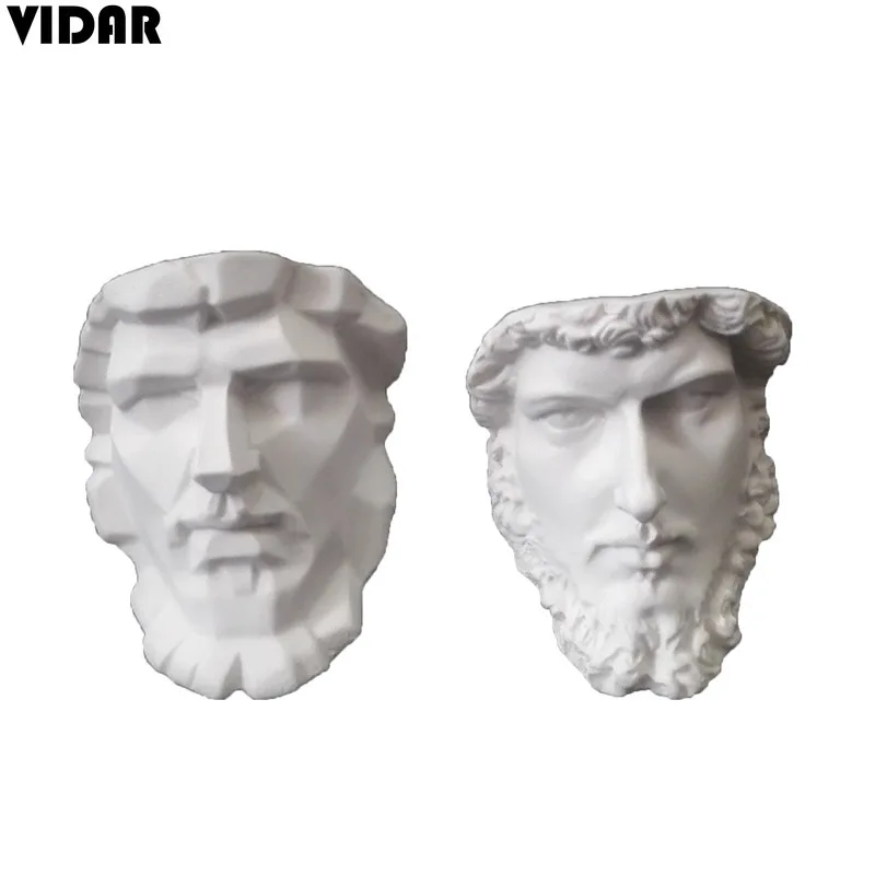 VIDAR 5 см высотой миниатюрная статуя из смолы с большим лицом Александра Люциуса